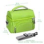 bentgo Deluxe Insulated Lunch Bag, 2-Compartment, Green (BGOBG2-G)~#|#~B48928FB-C923-4A1C-892246BB940F57C1_sc7