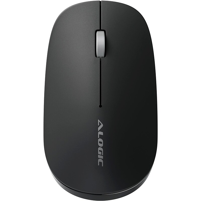 Alogic Echelon Wireless Ergonomic Ambidextrous Optical Mouse, Black (AMBT4KBK) image 1