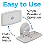 Koala Kare Baby Changing Station, Horizontal Mount, Polypropylene, White Granite (KB300-00)~#|#~B48CAB31-0E25-436C-90E4EAD0465F443B_sc7