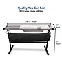 United Commercial 51" Rotary Paper Trimmer with Stand and Catch Tray, Silver/Black (RT51S)~#|#~B4944531-6E70-42CF-806E74133FF37D26_sc7