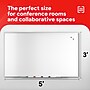 TRU RED™ Magnetic Steel Dry Erase Board, Satin Frame, 5' x 3' (TR61176)~#|#~B498ADE8-3EB3-4ACD-9EDC79DFCDF6BE1E_sc7
