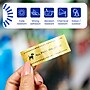 Brother P-touch Premium Glitter Laminated Label Tape, ~1" x 26.2', Black on Gold (TZePR851)~#|#~B49CC3C8-1D51-486F-A182876C4C6D5530_sc7