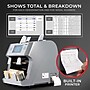 Cassida 9900R V2 2-Pocket Bill Counter, Gray~#|#~B4A076E8-5927-4632-A4C19D7D8D2FDB75_sc7