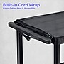 Luxor ENDURA AV 3-Shelf Media Utility Cart with Electric Power, Black (LP34E-B)~#|#~B4A57014-DF66-4867-8A9859E19F77DA43_sc7