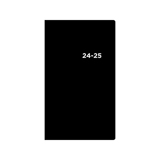 20242025 Blue Sky 3.63" x 6.13" Monthly Planner, Black (142887) Staples