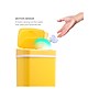 Nine Stars Plastic Sensor Trash Can, 3.2-Gallon, Yellow (DZT-12-5YL)~#|#~B4A81BBE-B1B8-4457-BC5EB837A8CD625D_sc7