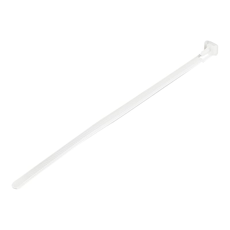 4XEM Cable Ties, 6" x 0.3", White, 100/Pack (4X6ZIPTIE100WR) image 1