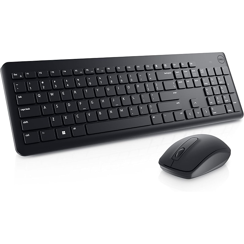 Dell KM3322W Wireless Keyboard and Optical Mouse Combo, Black (KM3322W-R-US) image 1