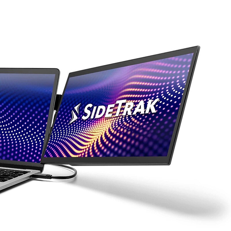 SideTrak Swivel Pro HD 13.3" 60 Hz Attachable Portable Monitor, Black (LTTL131) image 1