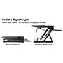 Mount-It! 49"W Electric Adjustable Standing Desk Converter with USB Charging Port, Black (MI-7962)~#|#~B4ABCB3E-7D01-444E-8EC204CCAC13BC1C_sc7