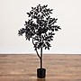 Nearly Natural Artificial Halloween Black Sumac Tree, 4' (T5154)~#|#~B4ABFF6C-490E-4759-960B4E9784D36E7B_sc7