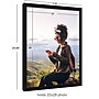 Amanti Art Avon Narrow 22" x 28" Polystyrene Picture Frames, Black Satin (A42678298211)~#|#~B4AE1EC8-0BDA-43D7-B1BE4341DF6698F6_sc7