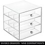 iDESIGN Stackable Storage Drawer, 3 Drawers, Plastic, Clear, 2/Pack (29094M2)~#|#~B4B64BA6-DAB5-4FEC-8A333C81D3075718_sc7