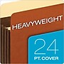 Pendaflex Reinforced File Pocket, 7" Expansion, Legal Size, Redrope, 5/Box (GLW15446HD)~#|#~B4B896A0-822A-4C93-9709378398A9135B_sc7
