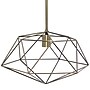 Lalia Home 1 Light 16" Metal Wire Paragon Hanging Ceiling LED Pendant Fixture, Antique Brass (LHP-3003-AB)~#|#~B4B9DAEA-7E09-442A-A28EFD2D48739198_sc7