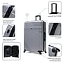 InUSA Resilience 33.6" Hardside Suitcase, 4-Wheeled Spinner, TSA Checkpoint Friendly, Silver (IURES00XL-SIL)~#|#~B4BA1318-6B6E-40B1-91BF377A7D8C7760_sc7