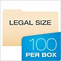 Pendaflex Recycled File Folder, 1/3-Cut Tab, Assorted, Legal Size, Manila, 100/Box (753 1/3)~#|#~B4BCB2EF-0986-4BAD-8F69667874A8B910_sc7
