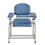Viva Comfort Adjustable Antimicrobial Bariatric Phlebotomy Blood Drawing Chair, 400 lbs. Capacity, Blue (ADI997-01-BLU-MK)~#|#~B4BD0EE2-9E30-4C0F-82D83945296F8915_sc7