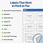 Avery Waterproof Arched Square Laser Multipurpose Labels, 2" x 2-3/16", White, 120/Pack (19479399152)~#|#~B4C7DB71-F51A-44EA-8FFD044B3CBBB270_sc7
