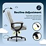 Serta Comfort Eco Ergonomic Velvet Fabric Swivel Executive Chair, Light Grey (CCHR10006A)~#|#~B4C88B98-E4C2-4B0C-8B6731D4EB3F5CA6_sc7