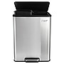 Elama Stainless Steel Indoor Trash Can with Slow Close Lid, 16 Gallon, Silver (938122112M)~#|#~B4C8F258-5364-4B5B-84F6E51DD96E124C_sc7