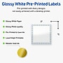 Avery Laser/Inkjet Square Multipurpose Labels, 3" x 3", White, 60/Pack (S00-DMF)~#|#~B4CE3373-4445-4CB5-882A906EB86CAFF7_sc7
