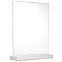 Global Printed Products Sign Holder, 8.5" x 11", Vertical, Table Top, Clear Acrylic (SGNH-AB-8511)~#|#~B4D17104-0F7F-47CB-876D80CAC007BBEC_sc7