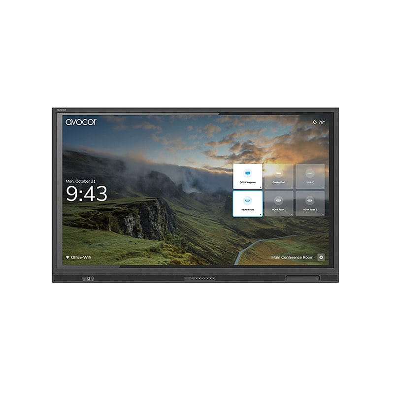 Avocor E-50 Series 75" 4K IR LED Interactive Display (AVE-7550) image 1