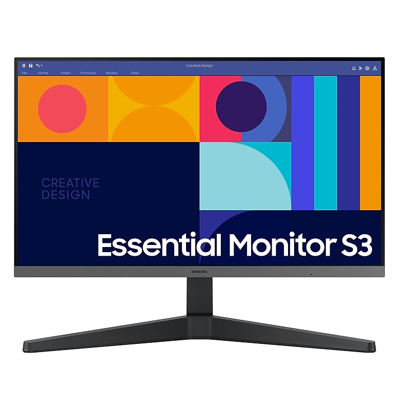 Samsung S33GC 24" LED Monitor, Black (LS24C332GANXZA) image 1