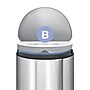 simplehuman Semi-Round Mini Steel Step Trash Can, 1.6 Gallon, White (CW2108)~#|#~B4D582AA-1310-4774-8D4E7344E5DF6D58_sc7