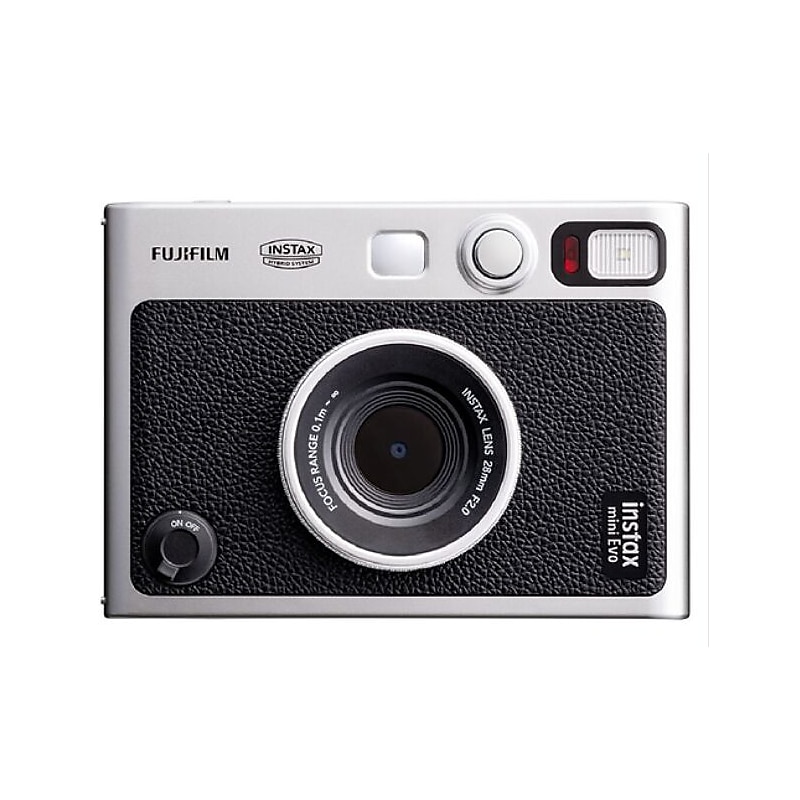 Fujifilm INSTAX MINI EVO Hybrid Instant Camera, Black (16812493) image 1