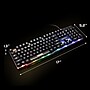 ENHANCE Voltaic 2 Wired Gaming Keyboard, Clear with Multicolor LEDs (ENVOKN2100CLWS)~#|#~B4D9AB1C-56A9-42F5-AEAB994E61AACFD5_sc7