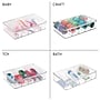 iDESIGN Small Stackable Plastic Storage Bin, Clear (40067)~#|#~B4DC6A33-70C1-463F-93D13DB15C1D50FA_sc7