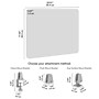 Bush Business Furniture Fabric Privacy Panel, 18"H x 22"W, Warm Beige (PSP122WB-03)~#|#~B4DE272F-4CED-44A4-AB9B3F2118137FA8_sc7