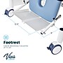 Viva Comfort Electric Height Adjustable Physical Therapy Tilt Table with Straps, 485 lbs. Capacity, Blue (ADI903-05-MK)~#|#~B4DFF79B-D780-4387-B8C073623B498288_sc7