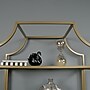 Sauder International Lux 71"H 5-Shelf Bookcase, Satin Gold (421434)~#|#~B4E0568A-D3E6-40F6-BE428625E1F52C87_sc7