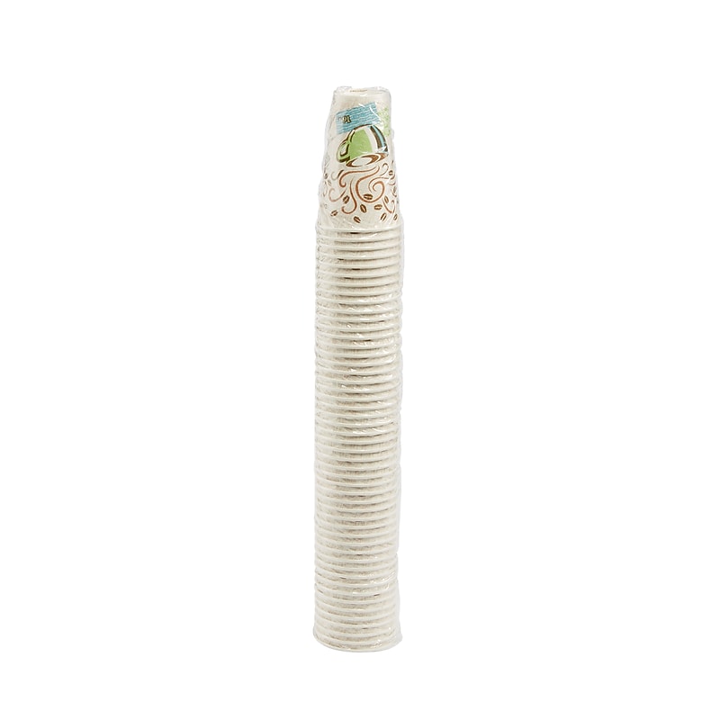 Dixie PerfecTouch Insulated Paper Hot Cups, 16 oz., Coffee Haze, 50/Pack (5356CD) image 1