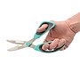 Westcott Kitchen Comfort Grip Titanium Heavy Duty General Purpose Scissors, Pointed Tip, Teal, 4/Pack (00828)~#|#~B4E5ADE8-A43C-4668-825BA61D5F9A007C_sc7