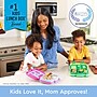 bentgo Kids Bento Box, 5-Compartment, Rainbows and Butterflies, 19.2 oz. (BGKDPT-RBO)~#|#~B4E5F2CA-AA8B-40B5-B9308B1A532315CC_sc7