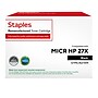 Staples Remanufactured Black High Yield MICR Toner Cartridge Replacement for HP 27X (TRMCR27XM/STMCR27XMDS)~#|#~B4E8589D-D45D-42DA-B69FC8EA26977C01_sc7
