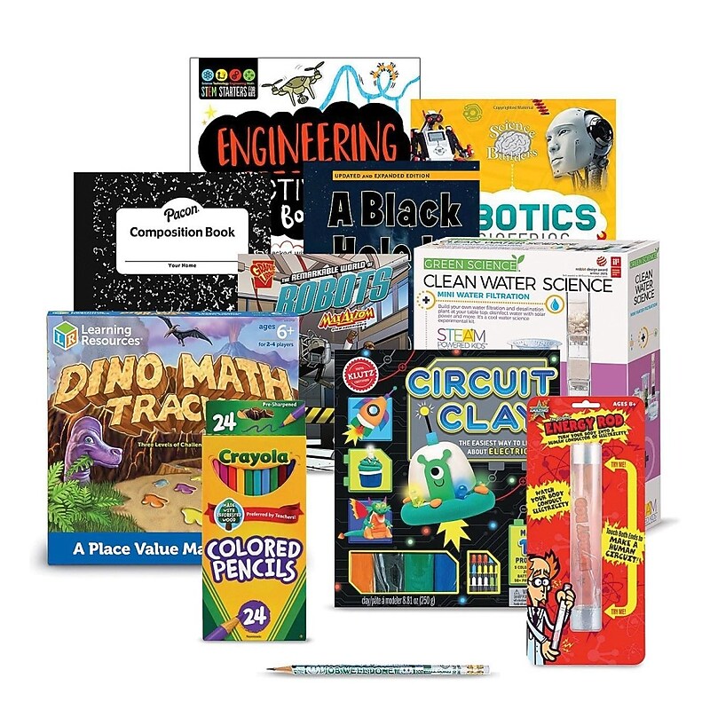 S&S Family Engagement Take Home Bags STEAM Grades 4-5, Assorted Colors (BK7052G003) image 1