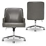 Serta Style Leighton Faux Leather Swivel Home Office Chair, Gray (47925G)~#|#~B4EEEF60-6F63-470F-929C6AFFAE91676E_sc7