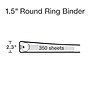 Oxford 1 1/2" 3-Ring Flexible Poly Binders, Assorted, 4/Pack (91091)~#|#~B4F4BD4E-F68E-4EA2-95A81CFF964AC10F_sc7