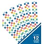 Carson Dellosa We Stick Together Straight Borders 3" x 3', Checkered Rainbow, 12/Pack (108521)~#|#~B4F889E3-603D-43CE-9168CB1EFF57CE27_sc7