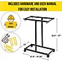 AdirOffice Blueprint Metal Mobile File Cart with Lockable Wheels, Black (614-BLK)~#|#~B4F8B46A-9A98-43B9-84F1257FD1DD61B3_sc7