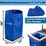 BISON LIFE Kleen Handler Cleaning Cart Replacement Bag, Blue Nylon, 23 gal. Capacity (BPKH-BAG6MM-1B)~#|#~B4FAB335-2214-495E-8AE695ECAE065DB3_sc7