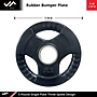 Jfit 5 lb. Rubber Bumper Plate, Black (J-RBP5)~#|#~B4FD6E6F-54D2-4562-B117E8016C29D13F_sc7