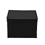 Household Essentials Medium Stackable Folding Fabric Square KD Storage Box, 10" x 15"x 15", 39 Qt., Black, 2/Pack (7617-1)~#|#~B4FDBEDF-A898-48CA-A6BE069E42C6B246_sc7