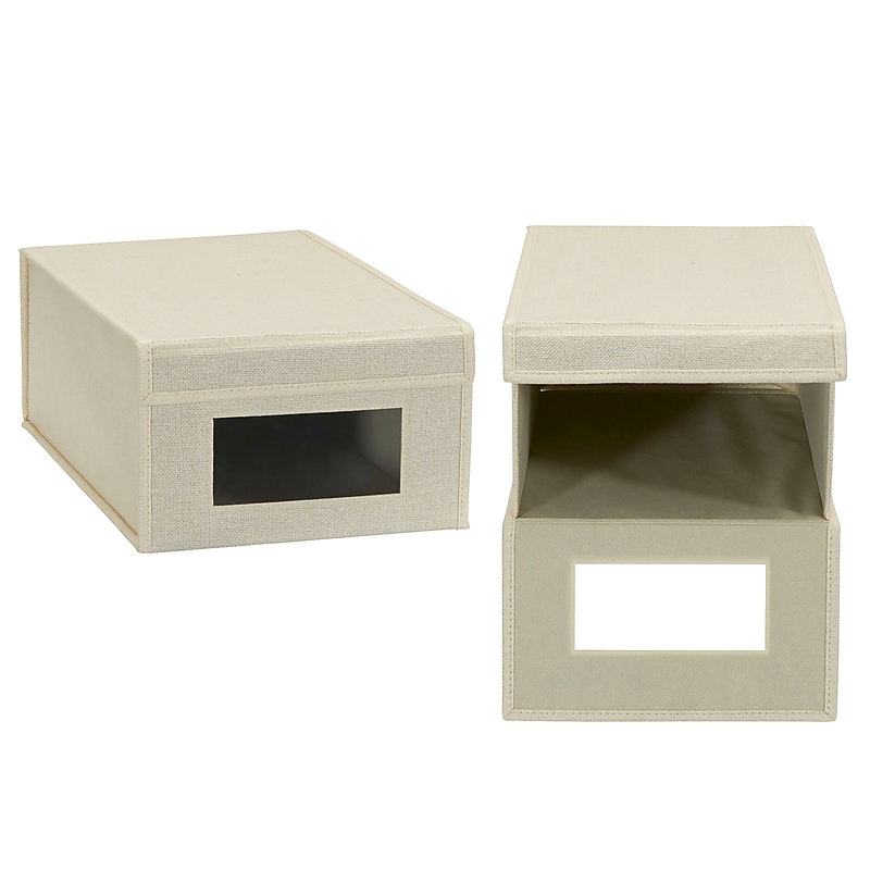 Household Essentials Shoe Organizer, Beige, 2/Pack (7442-1) image 1