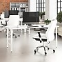 Bush Business Furniture Hustle 72"W Computer Desk with Metal Legs, White (HUD272WH)~#|#~B5041058-F0A5-459A-A4504E26E36356AC_sc7